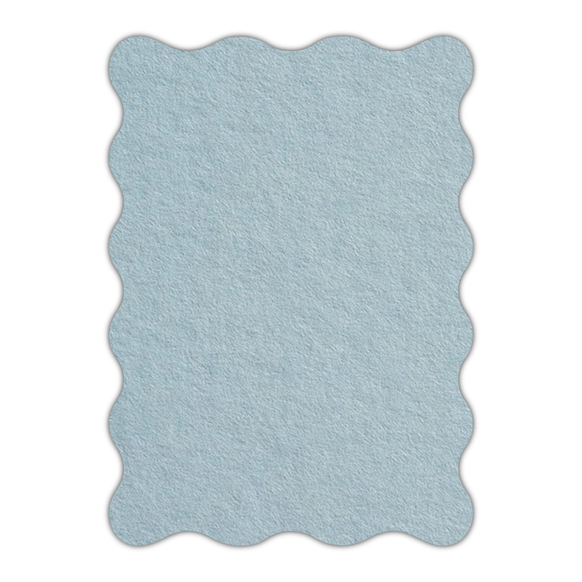 CMYK Print on Placid Blue Cardstock | Shape P73 | 11" x 14"