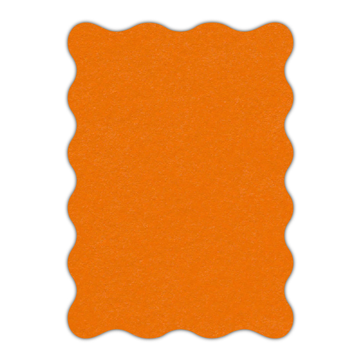 CMYK Print on Pumpkin Cardstock | Shape P73 | 2.5" x 3.5"