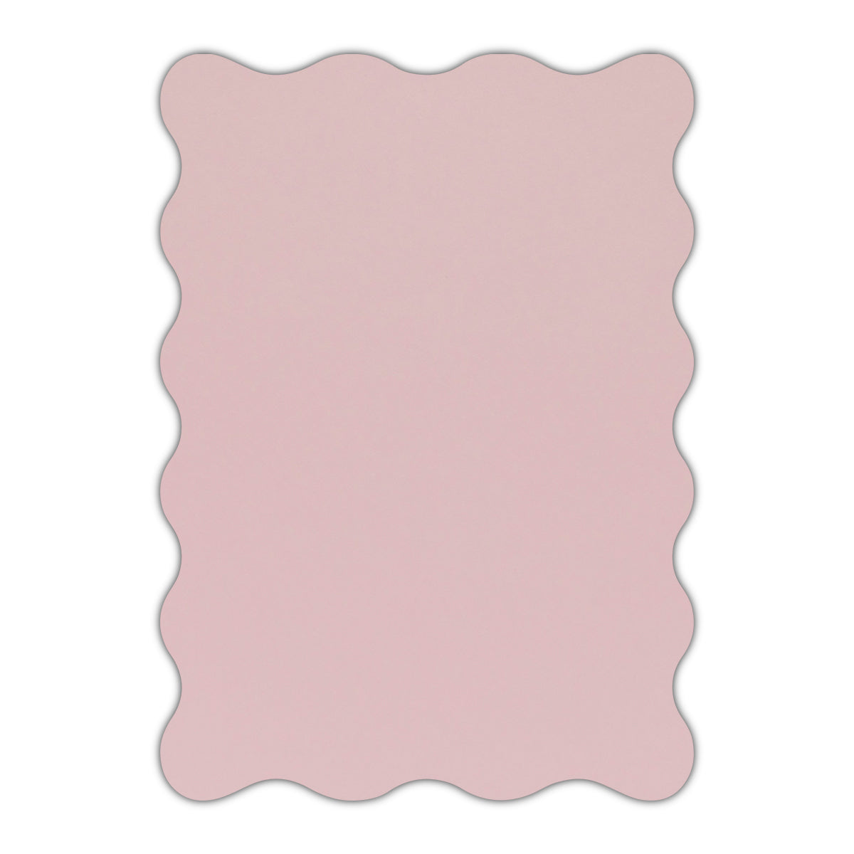 CMYK Print on Shimmer Rose Quartz Cardstock | Shape P73 | 5" x 8"