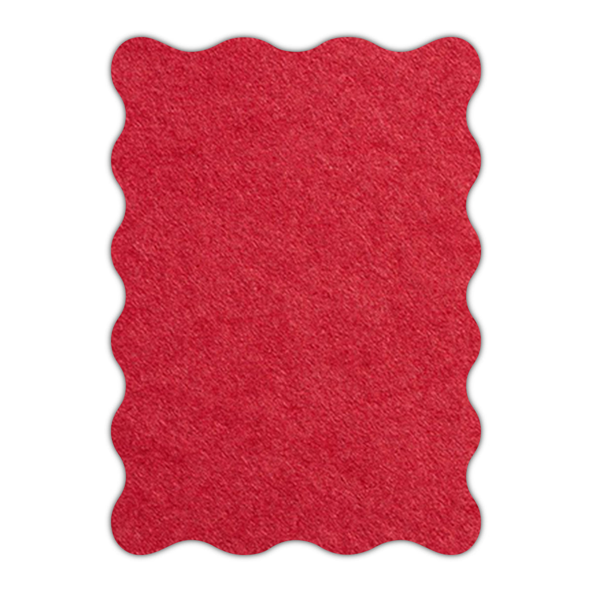 CMYK Print on Scarlet Red Cardstock | Shape P73 | 2.5" x 3.5"