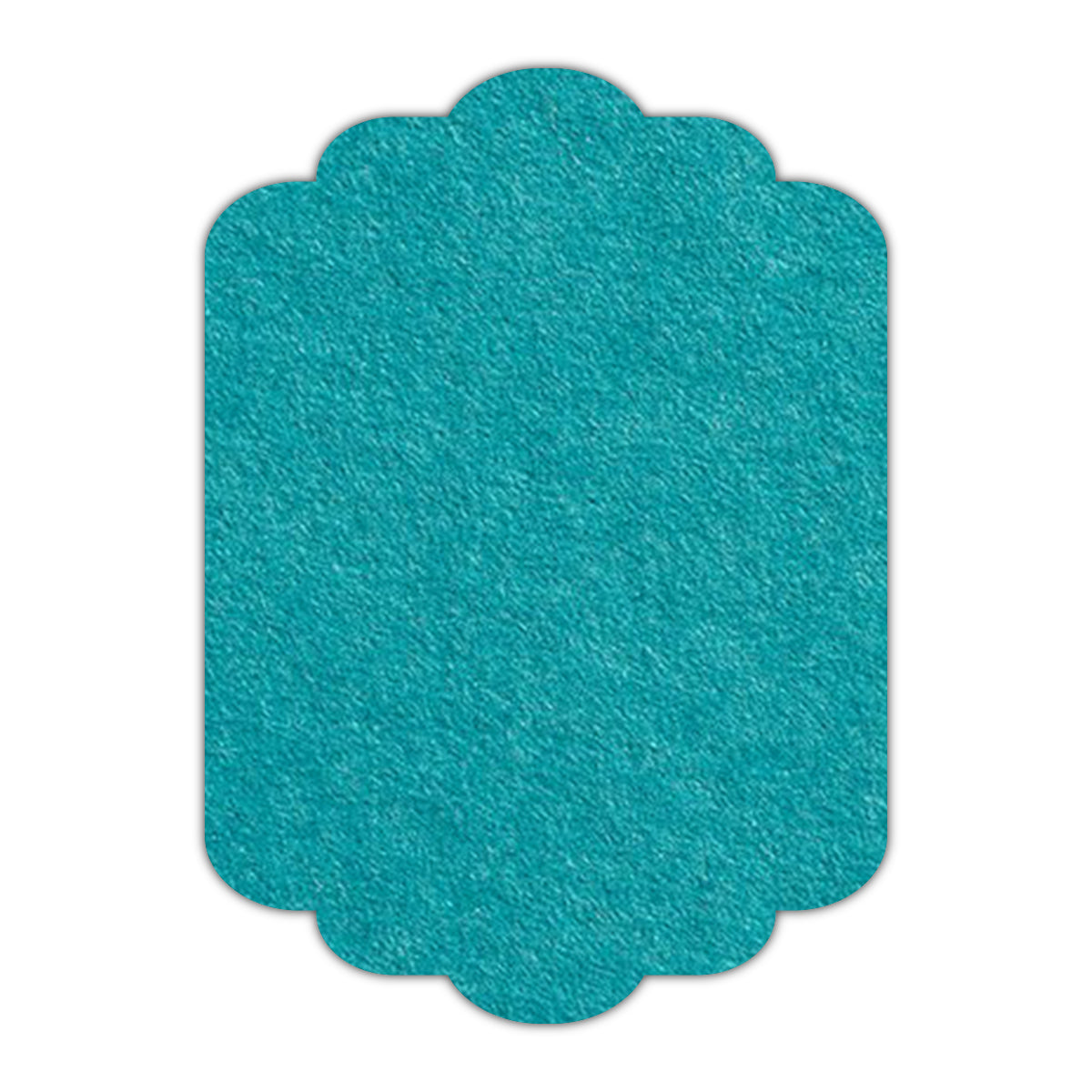 CMYK Print on Aqua Blue Cardstock | Shape P74 | 5.5" x 8.5"
