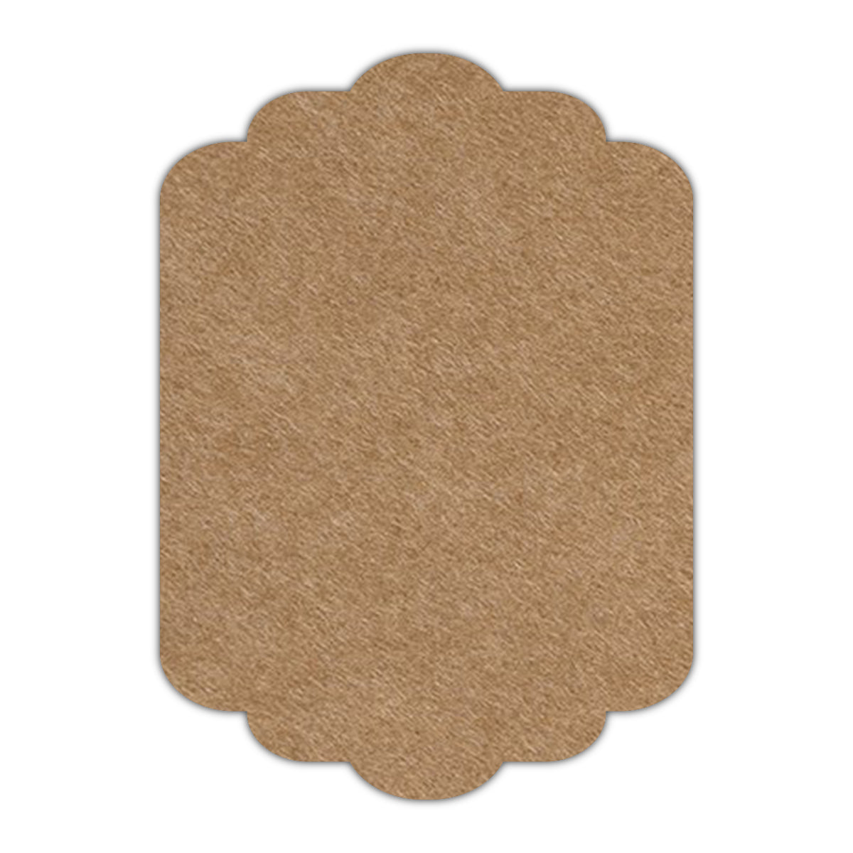 CMYK Print on Beach Sand Cardstock | Shape P74 | 2" x 3.5"
