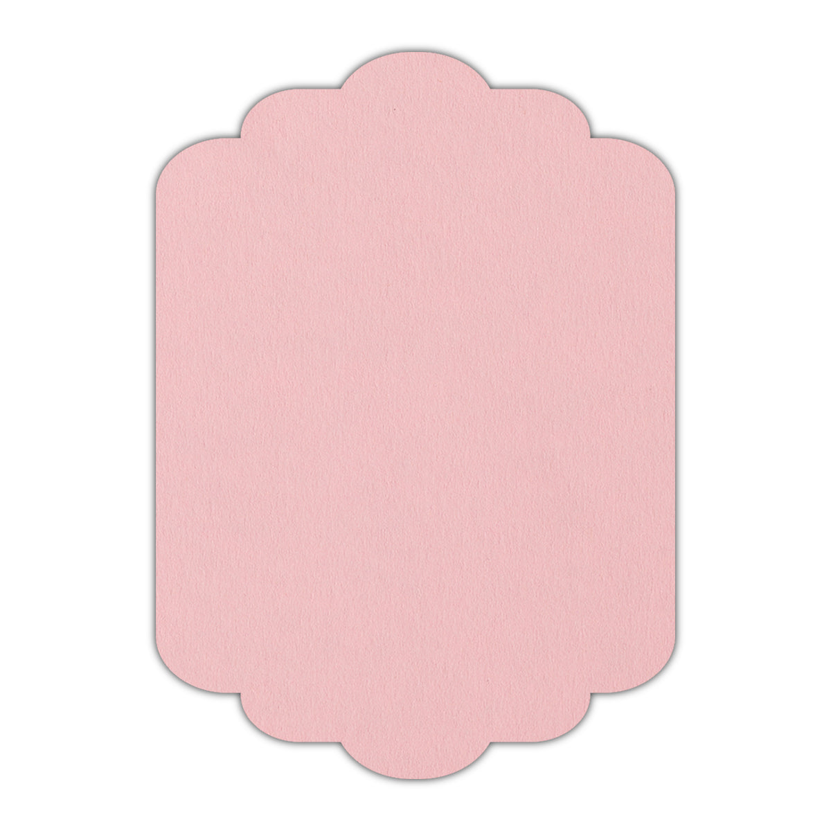 CMYK Print on Candy Pink Cardstock | Shape P74 | 5.5" x 8.5"