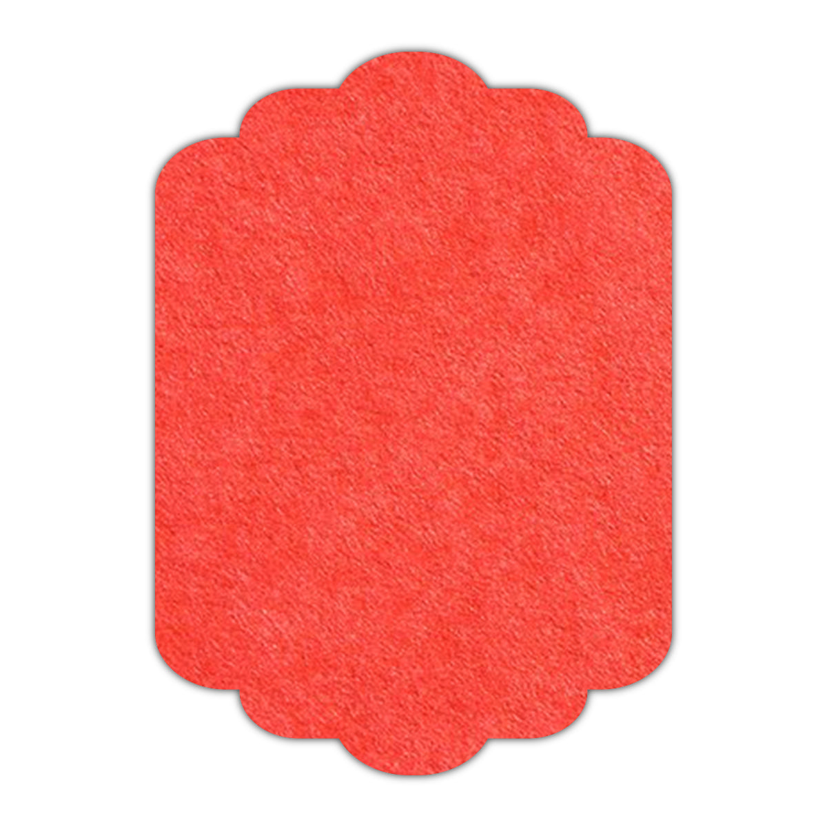 CMYK Print on Cayenne Cardstock | Shape P74 | 2.5" x 3.5"