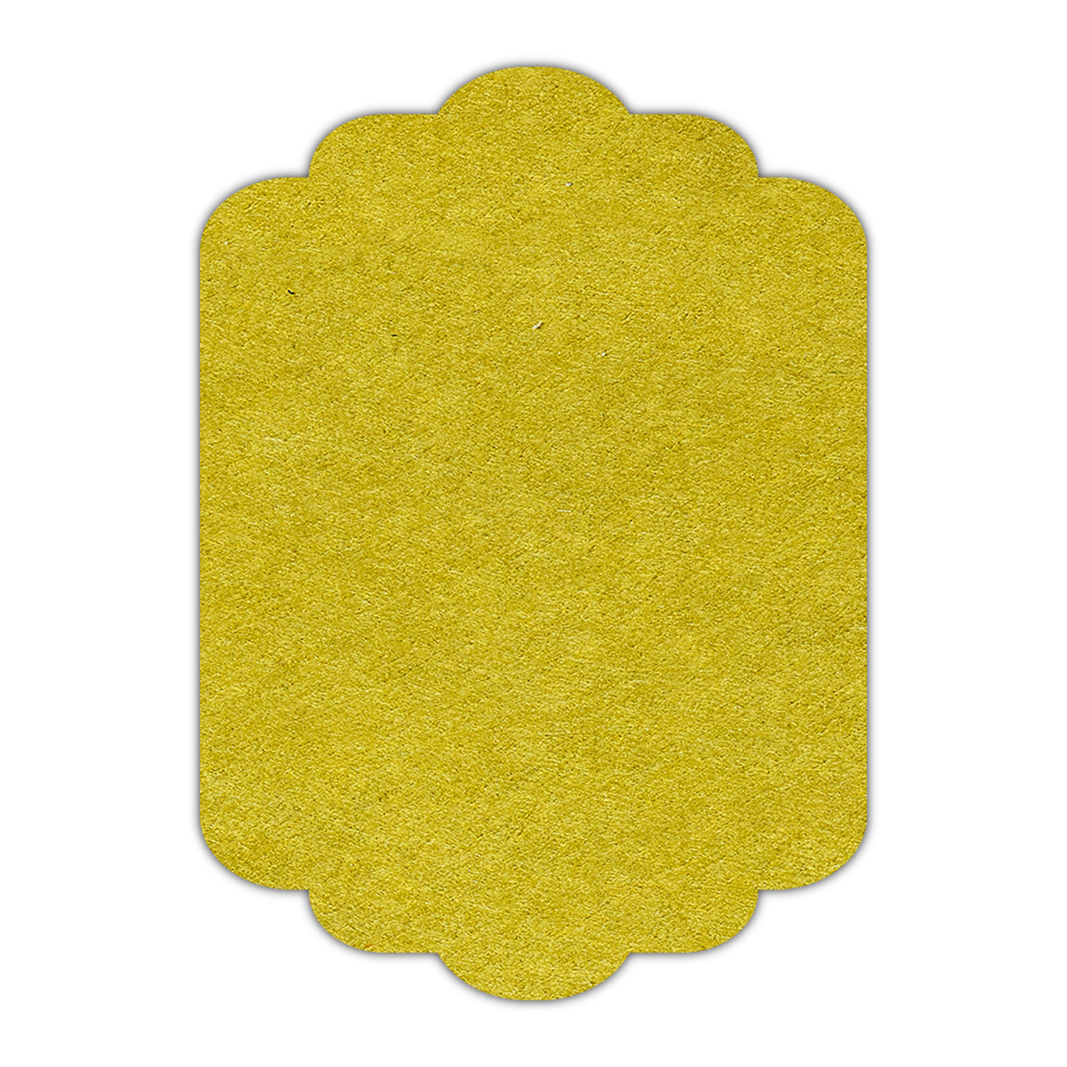CMYK Print on Chartreuse Cardstock | Shape P74 | 5.5" x 8.5"