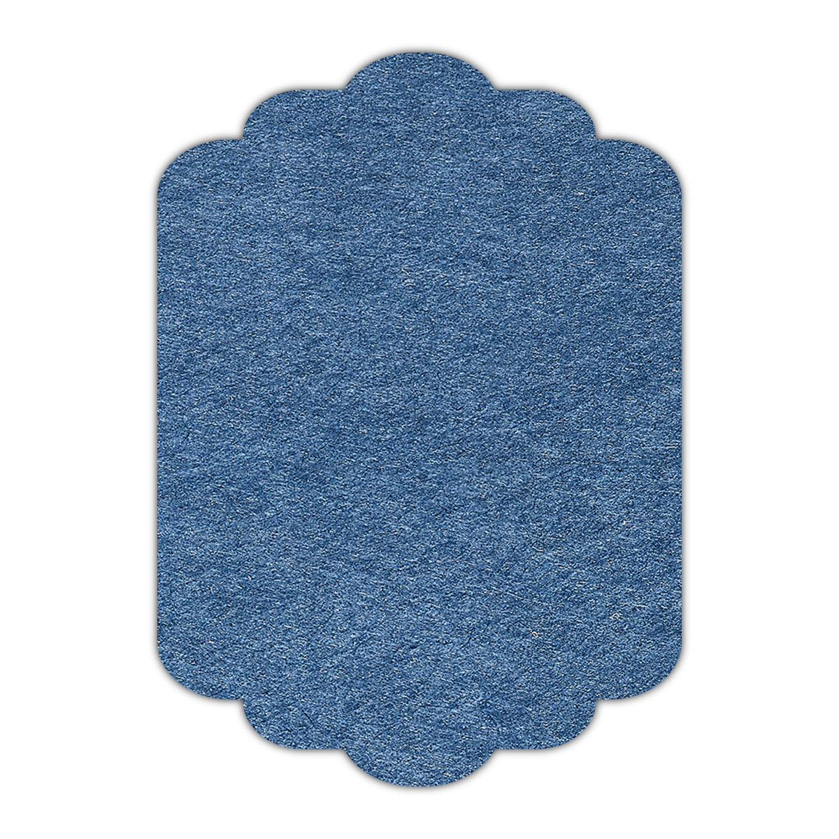 CMYK Print on Cobalt Cardstock | Shape P74 | 5" x 8"