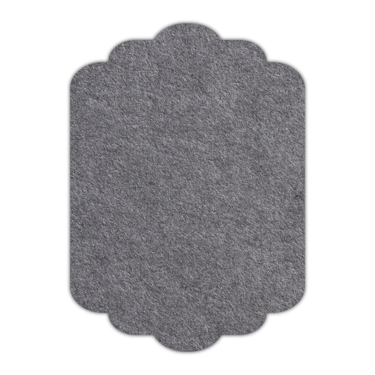 CMYK Print on Cobblestone Gray Cardstock | Shape P74 | 3.5" x 5"