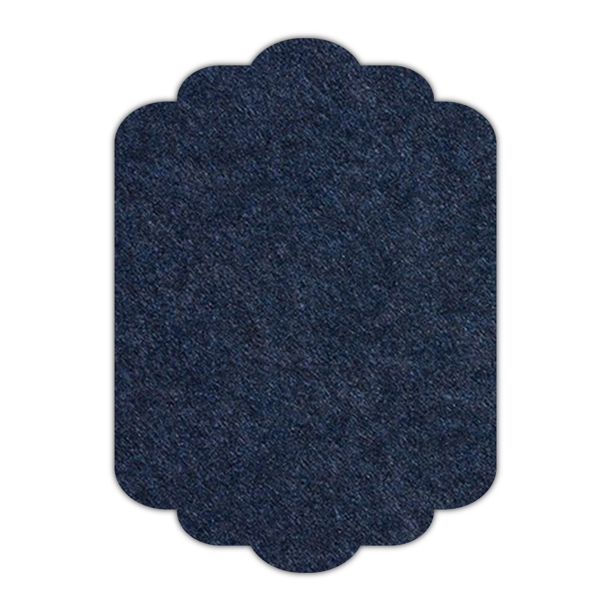 CMYK Print on Dark Navy Blue Cardstock | Shape P74 | 11" x 14"