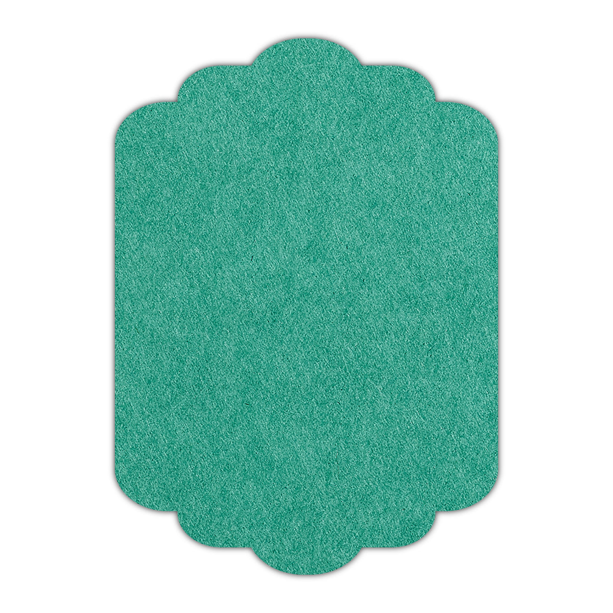 CMYK Print on Emerald Cardstock | Shape P74 | 5.5" x 8.5"