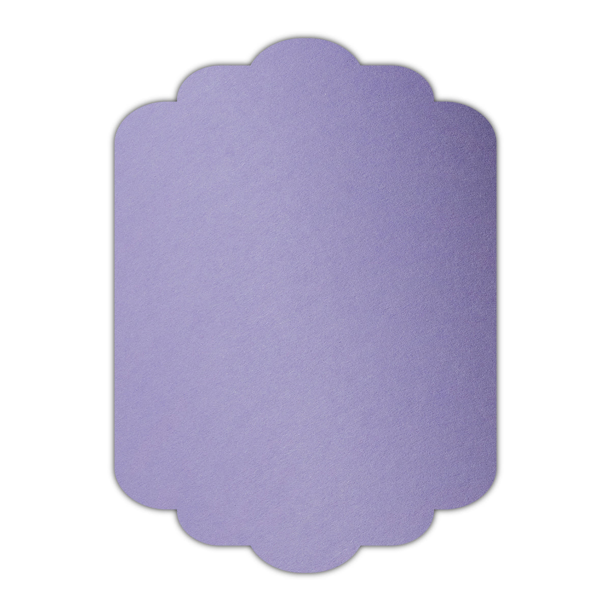CMYK Print on Lavender Cardstock | Shape P74 | 4.25" x 5.5"