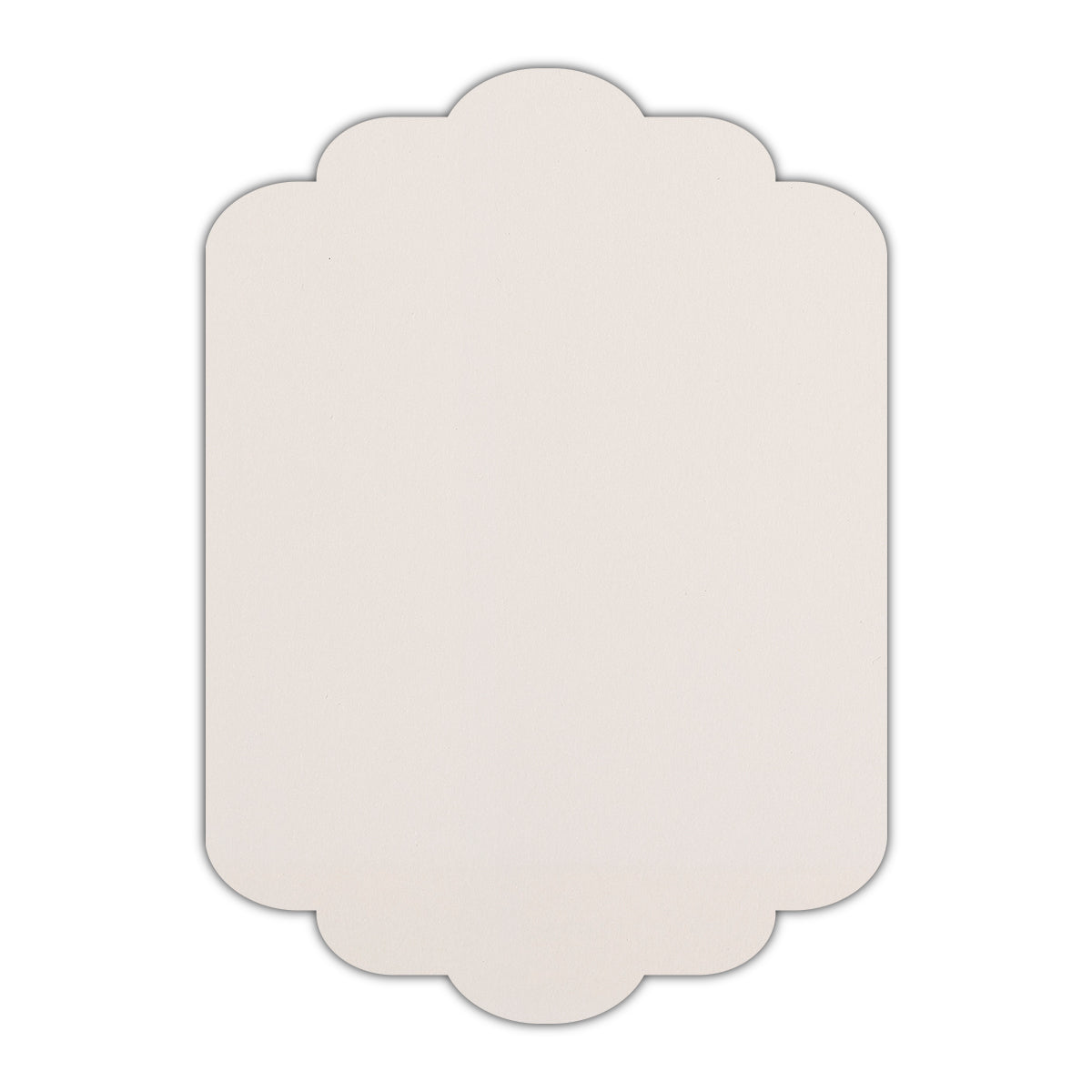 CMYK Print on Natural Cardstock | Shape P74 | 5" x 7"