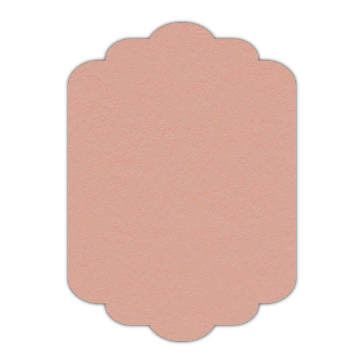 CMYK Print on Old Rose Cardstock | Shape P74 | 5" x 7"