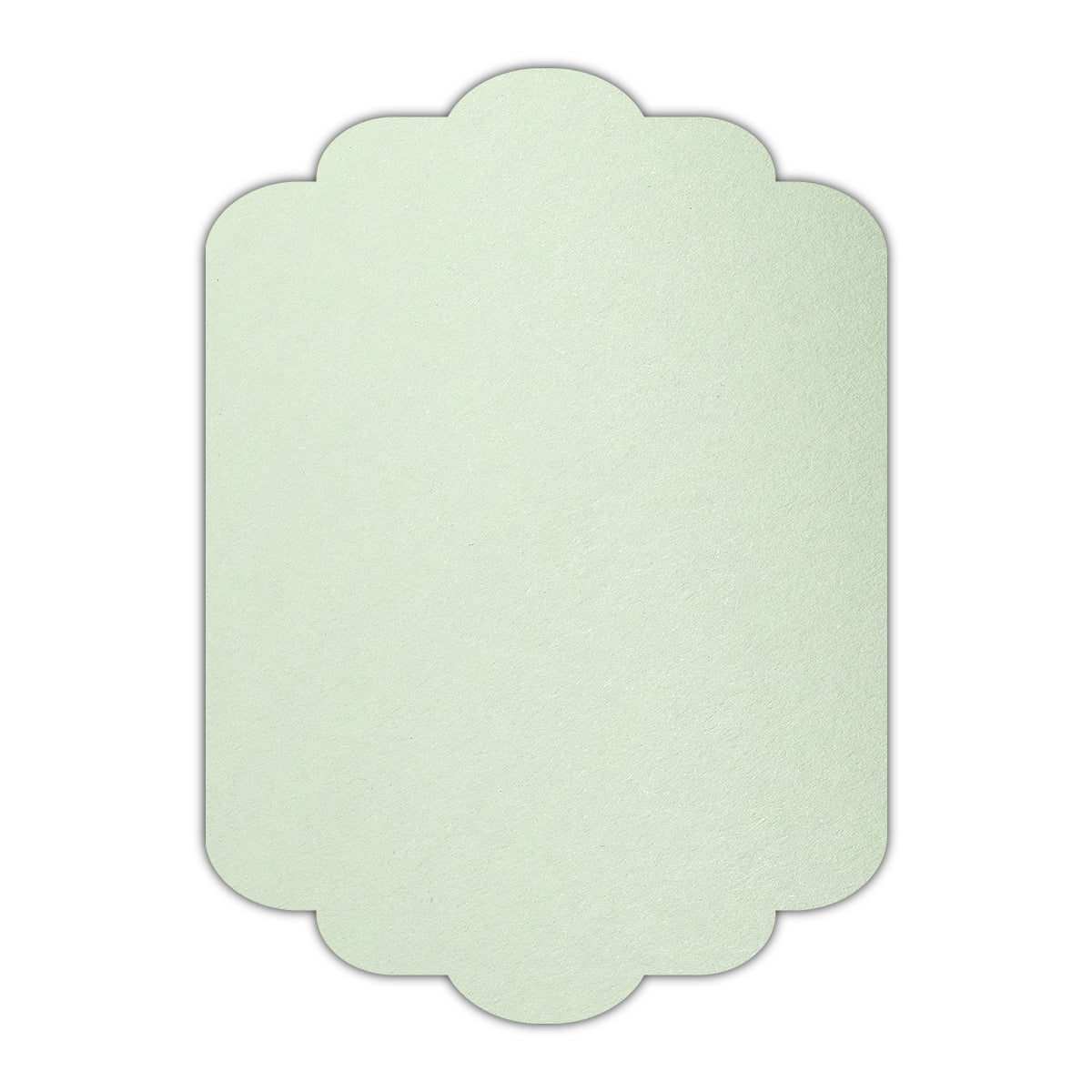 CMYK Print on Pistachio Cardstock | Shape P74 | 3.5" x 5"