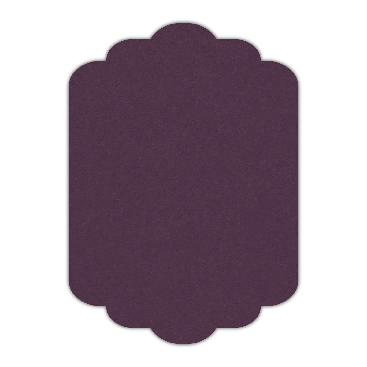 CMYK Print on Prune Cardstock | Shape P74 | 11" x 14"
