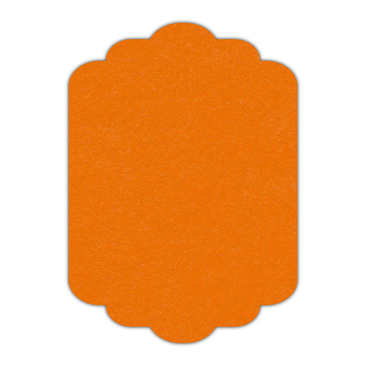 CMYK Print on Pumpkin Cardstock | Shape P74 | 5" x 7"