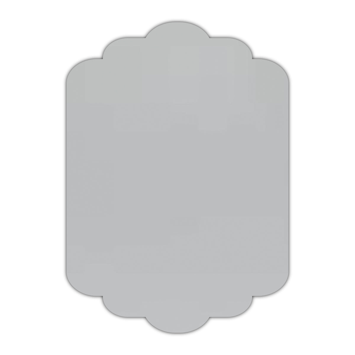 CMYK Print on Shimmer Silver Cardstock | Shape P74 | 11" x 14"