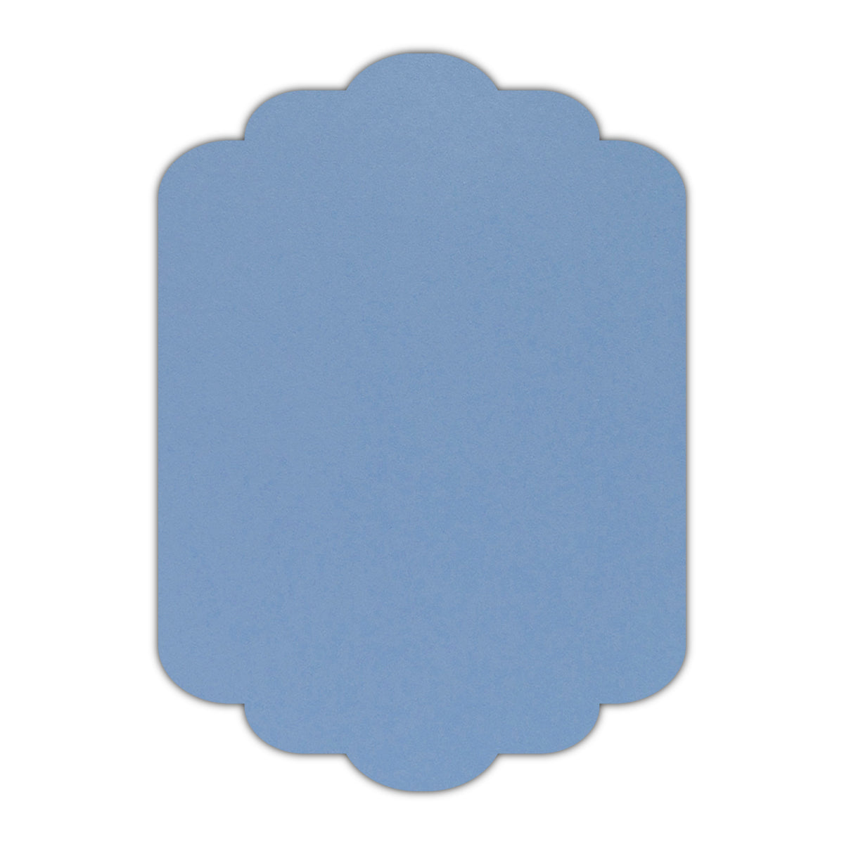 CMYK Print on Shimmer Vista Cardstock | Shape P74 | 2" x 3"