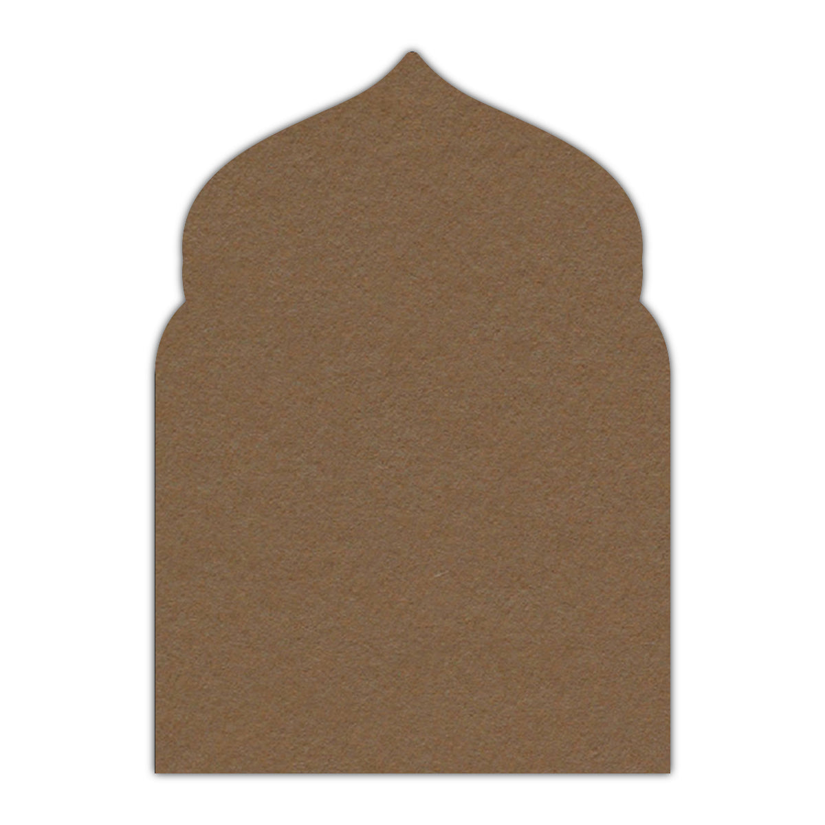 CMYK Print on Cappuccino Cardstock | Shape P75 | 8" x 10"