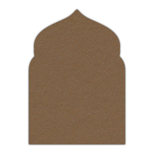 CMYK Print on Cappuccino Cardstock | Shape P75 | 5.5" x 8.5"
