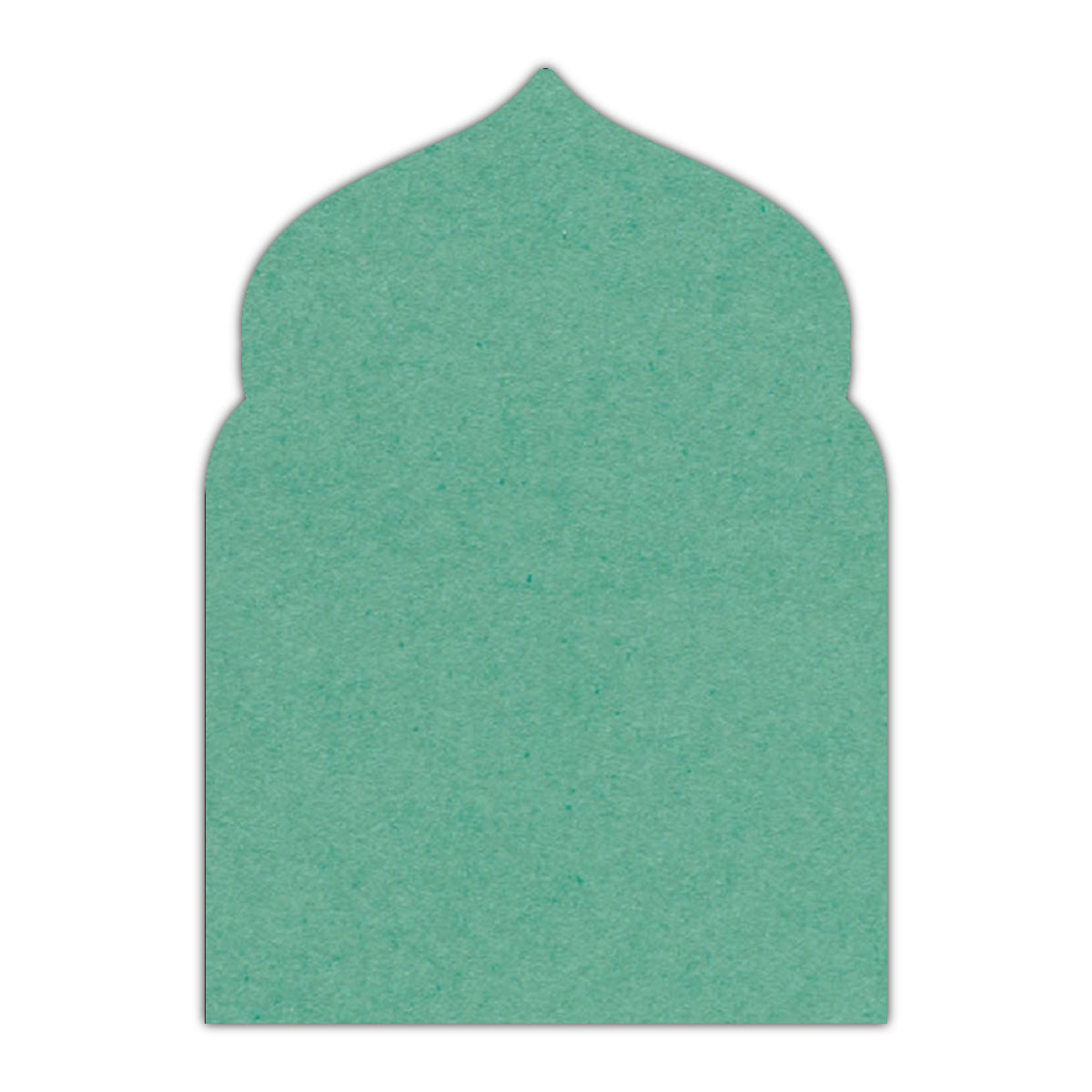 CMYK Print on Caribbean Blue Cardstock | Shape P75 | 3" x 5"