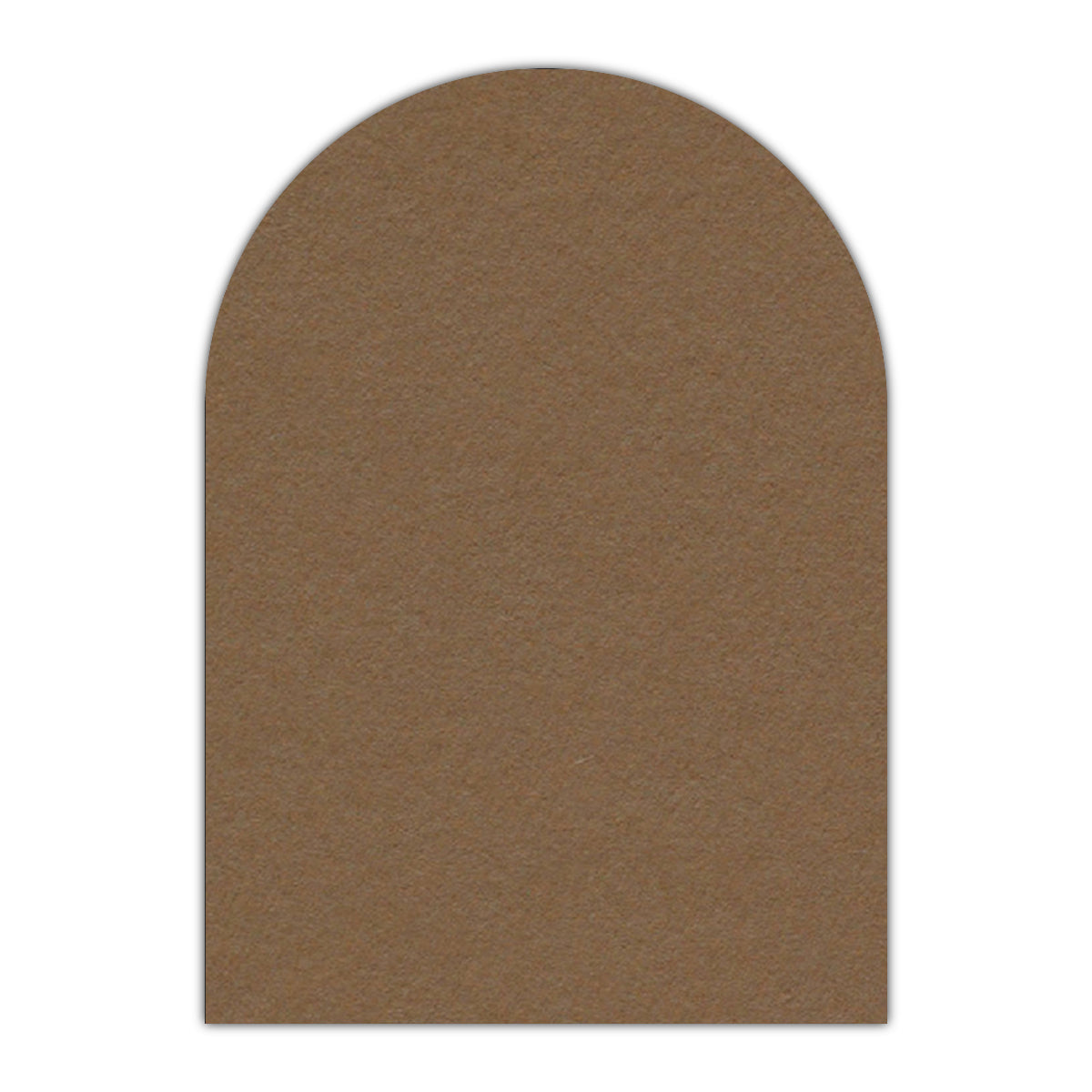 CMYK Print on Cappuccino Cardstock | Shape P76 | 2.5" x 3.5"