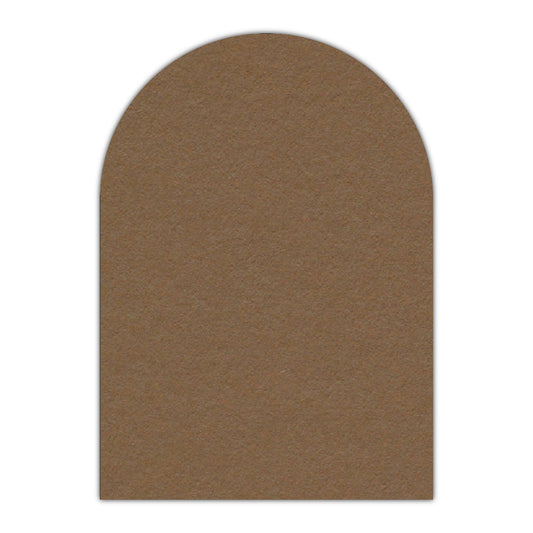 CMYK Print on Cappuccino Cardstock | Shape P76 | 11" x 14"