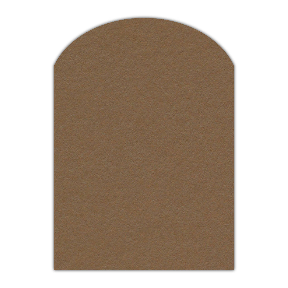 CMYK Print on Cappuccino Cardstock | Shape P77 | 6" x 9"