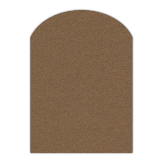CMYK Print on Cappuccino Cardstock | Shape P77 | 11" x 14"