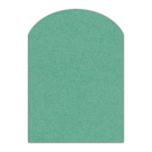 CMYK Print on Caribbean Blue Cardstock | Shape P77 | 8" x 10"