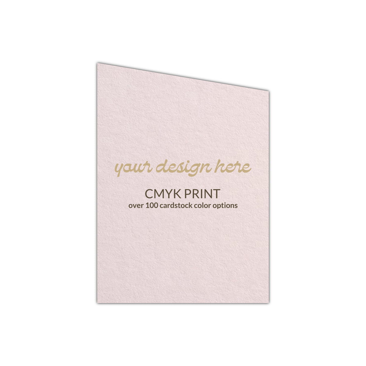 Shape P79 Diecut Card | CMYK Print | 3" x 5"