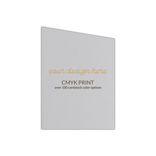 Shape P79 Diecut Card | CMYK Print | 3" x 4"