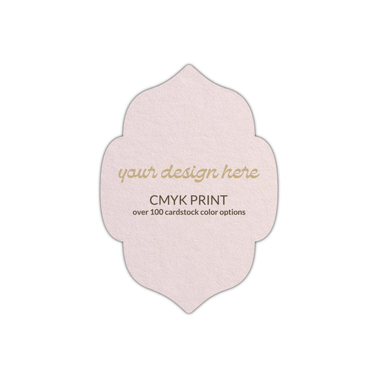 Shape P7 Diecut Card | CMYK Print | 2" x 3"