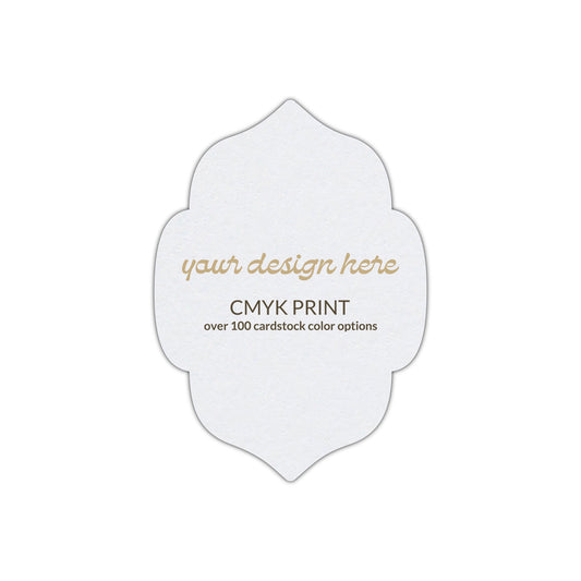 Shape P7 Diecut Card | CMYK Print | 2.5" x 3.5"