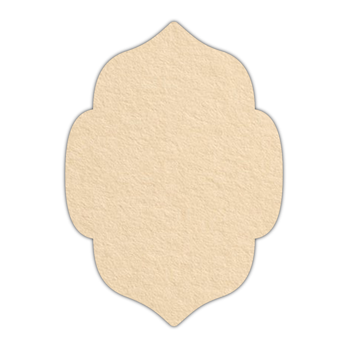 CMYK Print on Antique Ivory Cardstock | Shape P7 | 2" x 3"