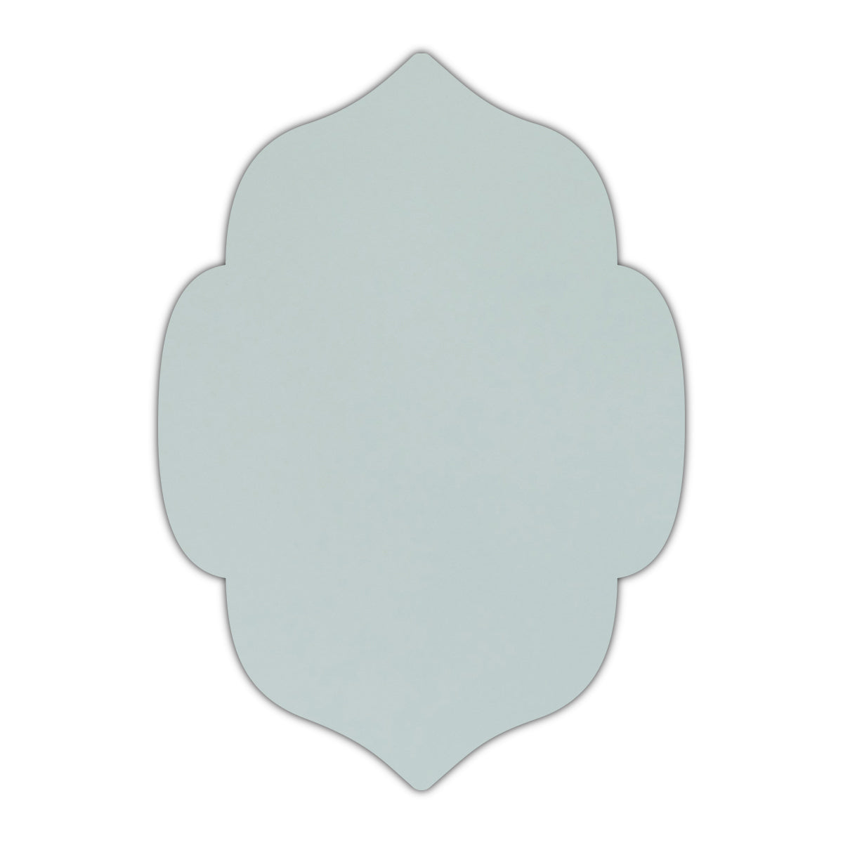 CMYK Print on Shimmer Aquamarine Cardstock | Shape P7 | 5" x 7"