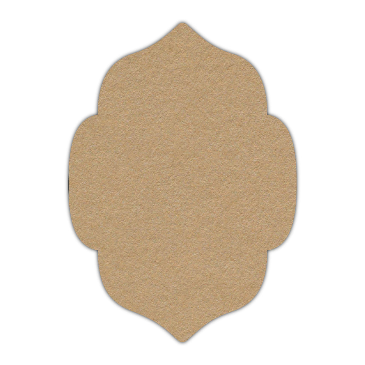 CMYK Print on Camel Cardstock | Shape P7 | 5.5" x 8.5"