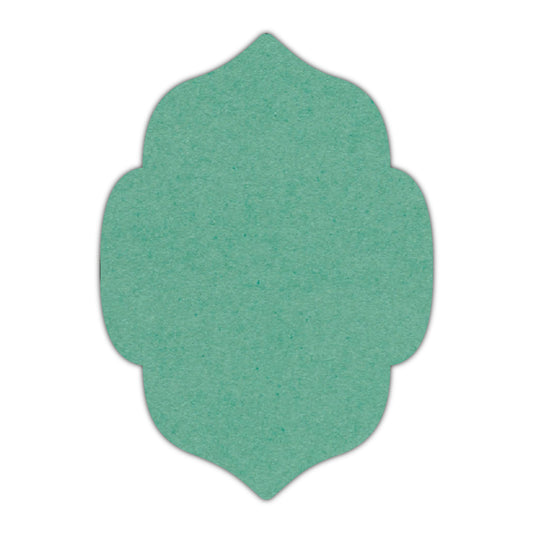 CMYK Print on Caribbean Blue Cardstock | Shape P7 | 11" x 14"