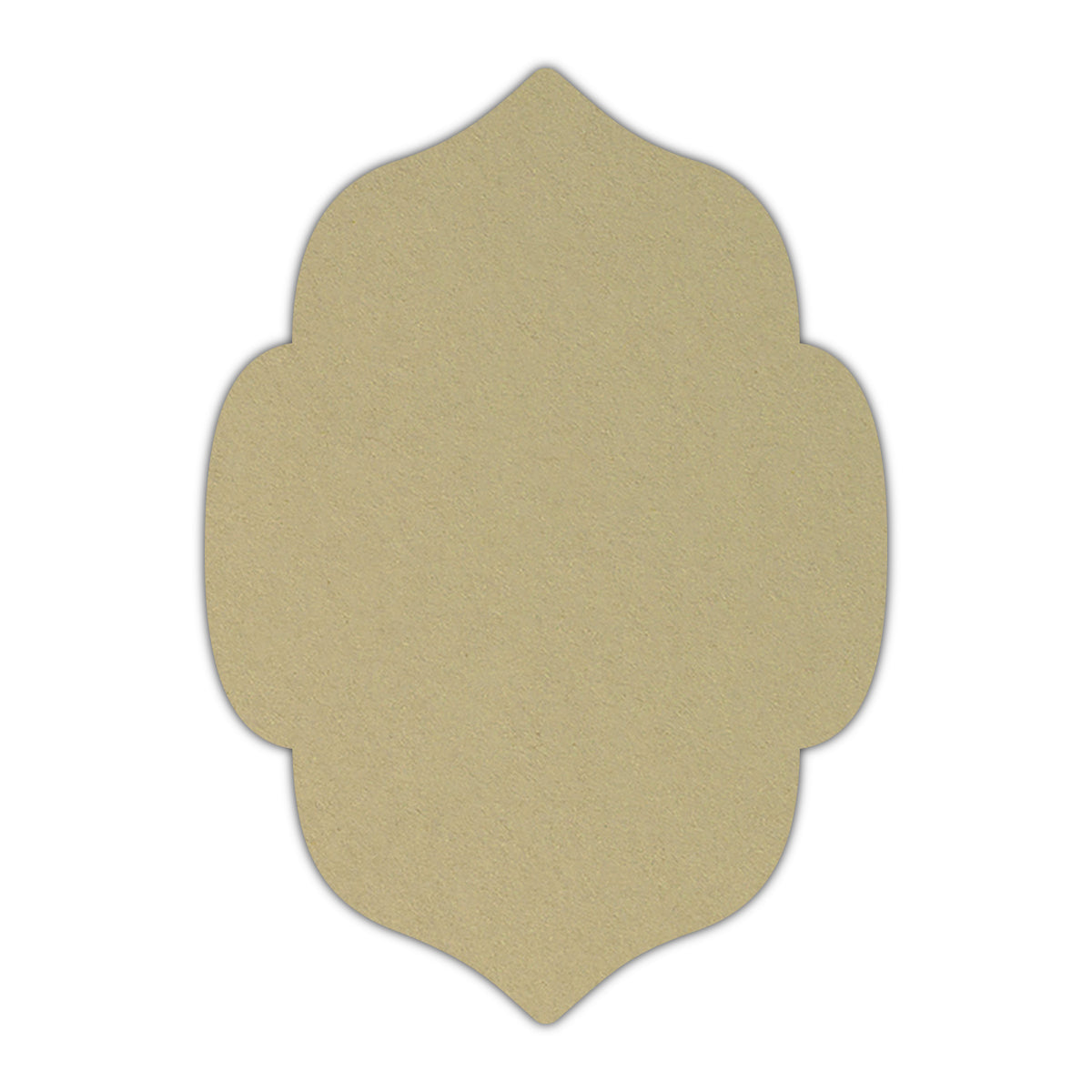 CMYK Print on Shimmer Champagne Cardstock | Shape P7 | 8" x 10"