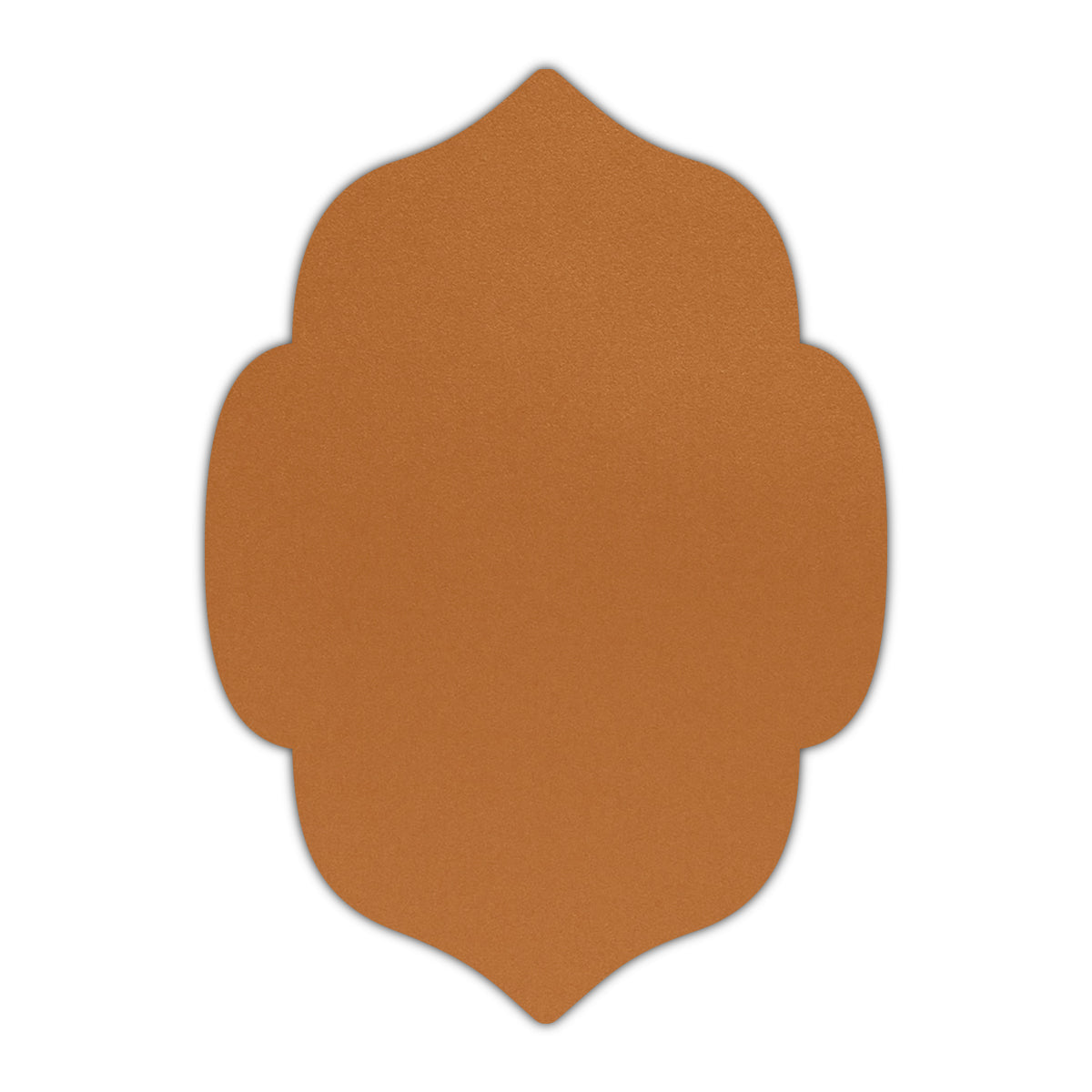CMYK Print on Shimmer Copper Cardstock | Shape P7 | 2" x 3.5"