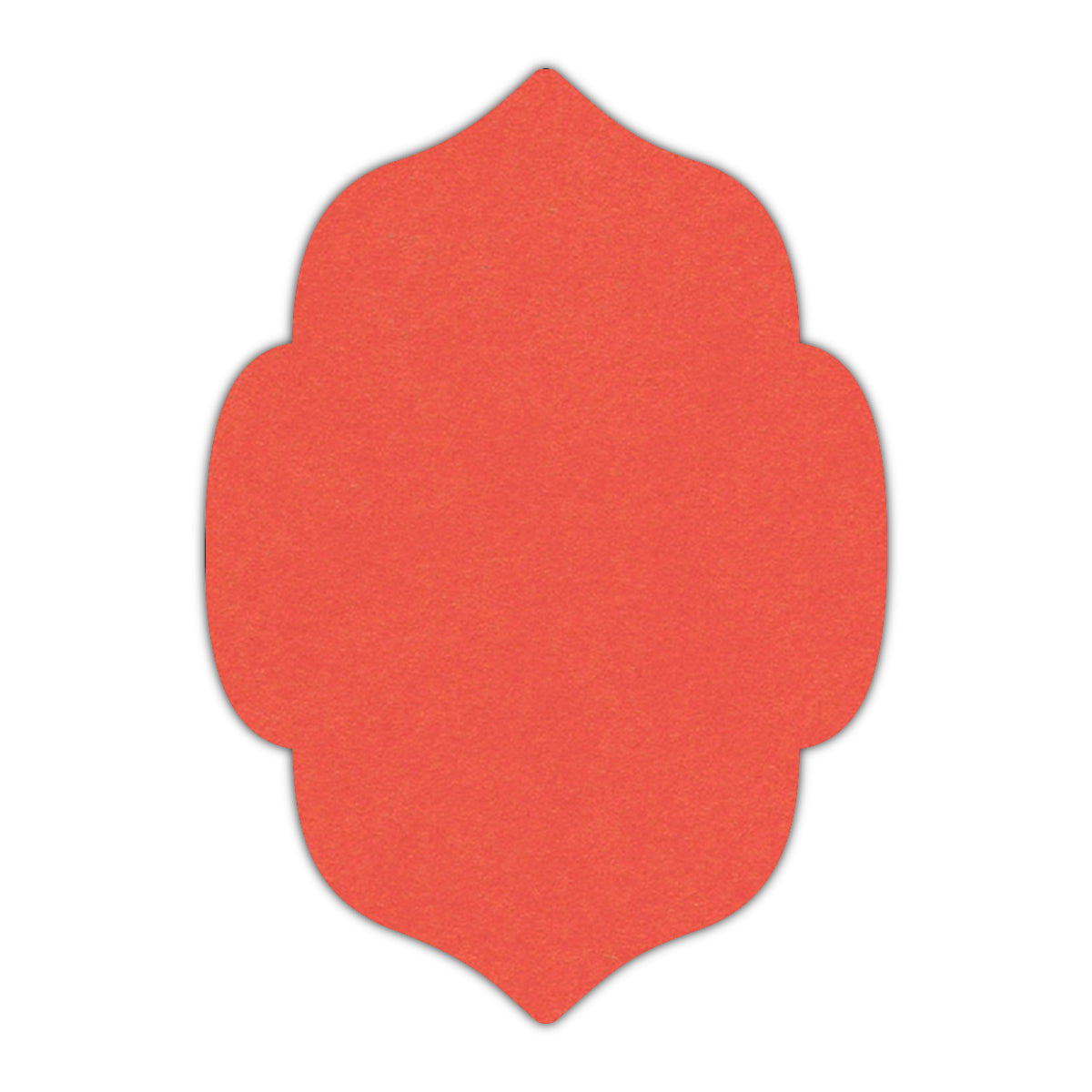 CMYK Print on Coral Cardstock | Shape P7 | 6" x 9"