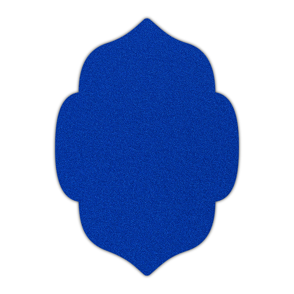 CMYK Print on Shimmer Electric Blue Cardstock | Shape P7 | 8" x 10"