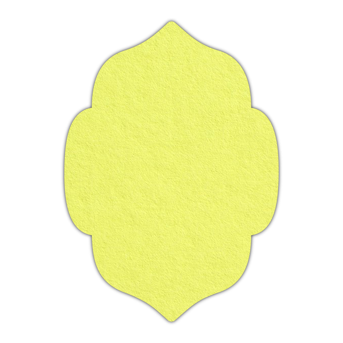 CMYK Print on Key Lime Cardstock | Shape P7 | 3" x 5"