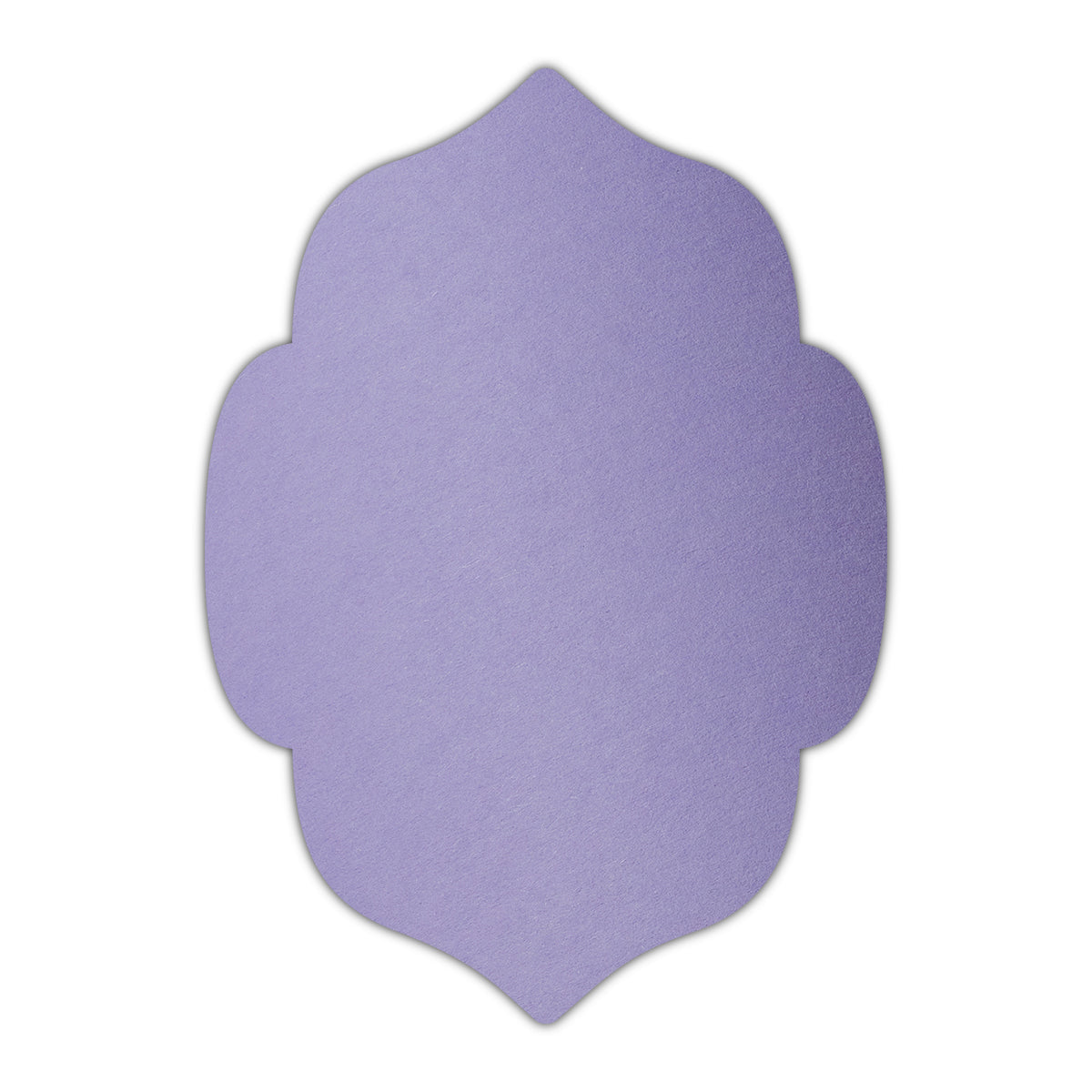 CMYK Print on Lavender Cardstock | Shape P7 | 3" x 5"