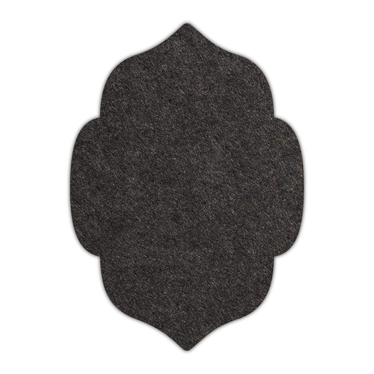 CMYK Print on Licorice Black Cardstock | Shape P7 | 2.5" x 3.5"
