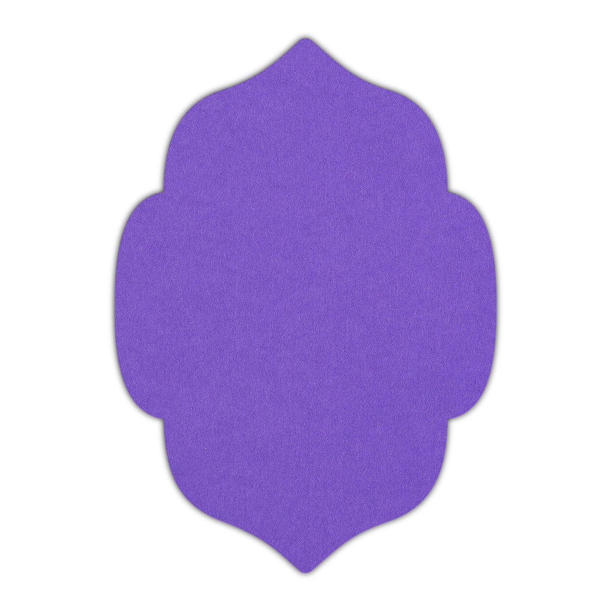 CMYK Print on Purple Cardstock | Shape P7 | 2" x 3"