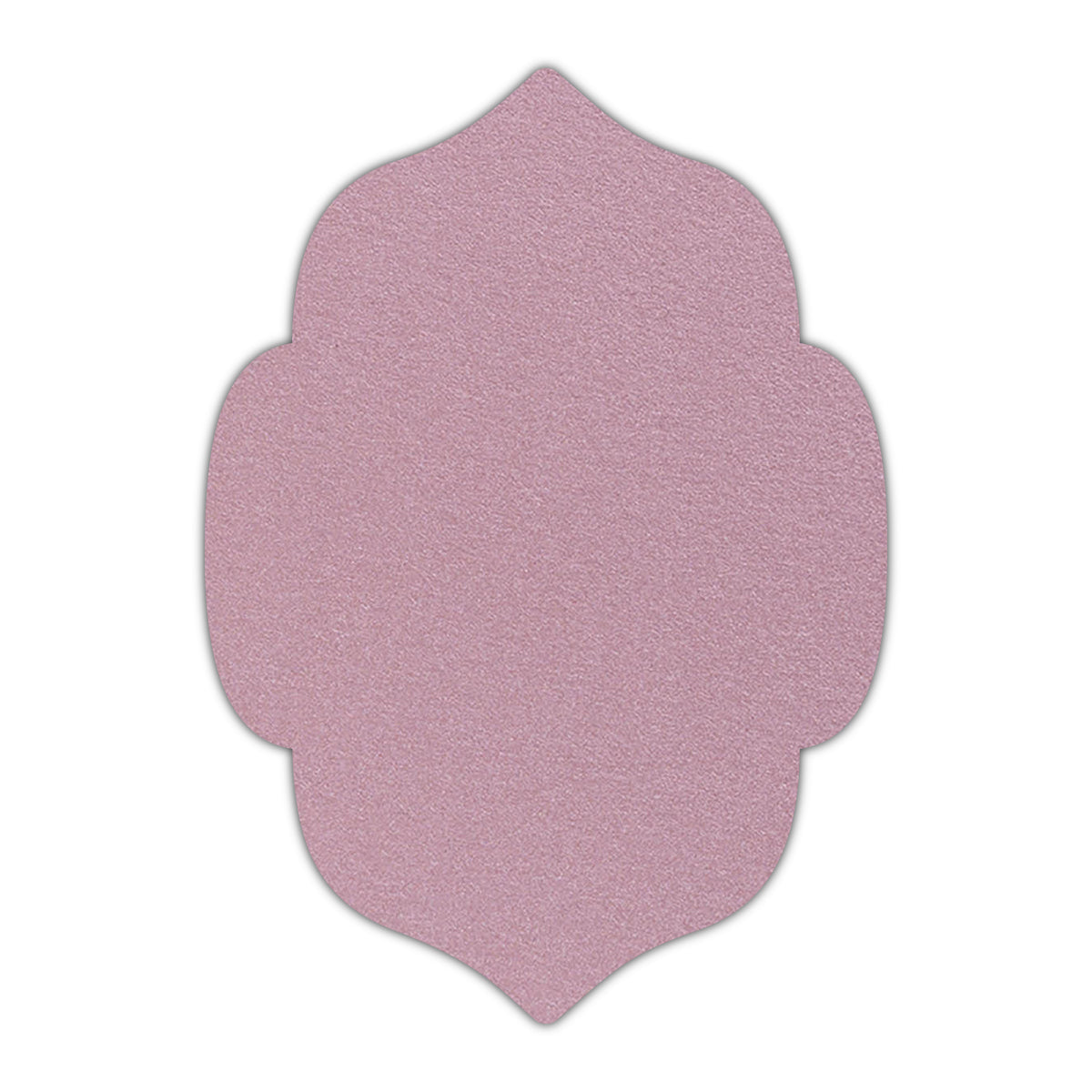 CMYK Print on Shimmer Rose Gold Cardstock | Shape P7 | 5" x 8"