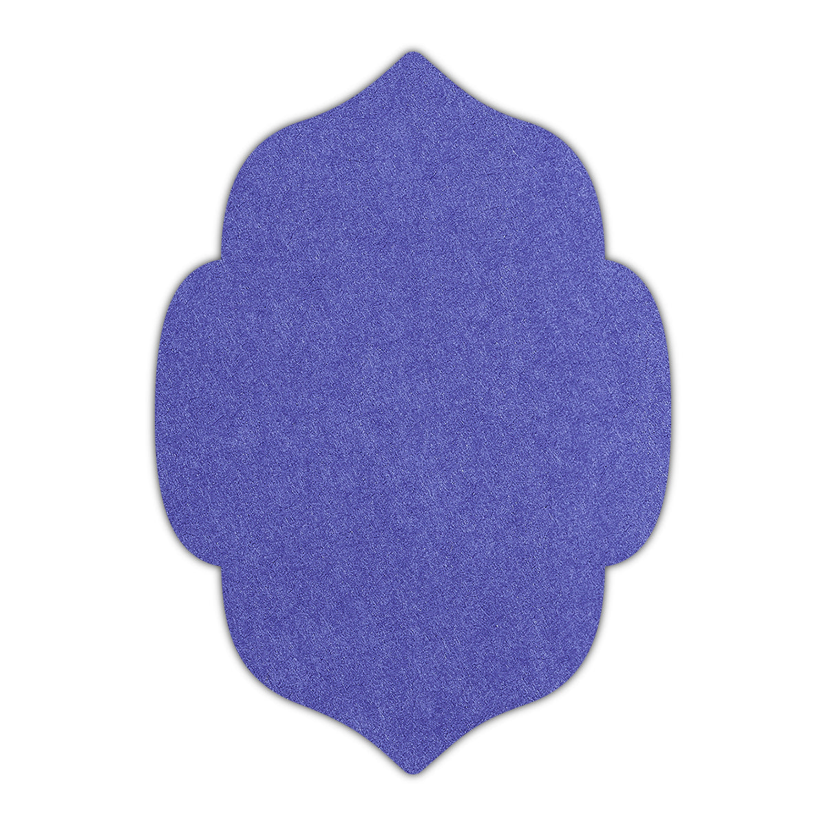 CMYK Print on Royal Blue Cardstock | Shape P7 | 2" x 3.5"