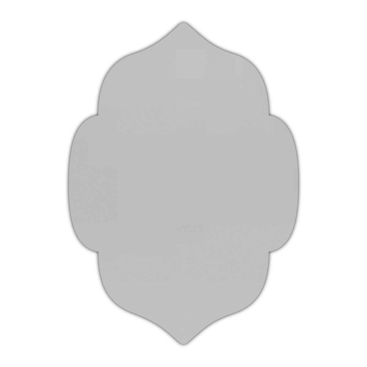 CMYK Print on Shimmer Silver Cardstock | Shape P7 | 5" x 7"