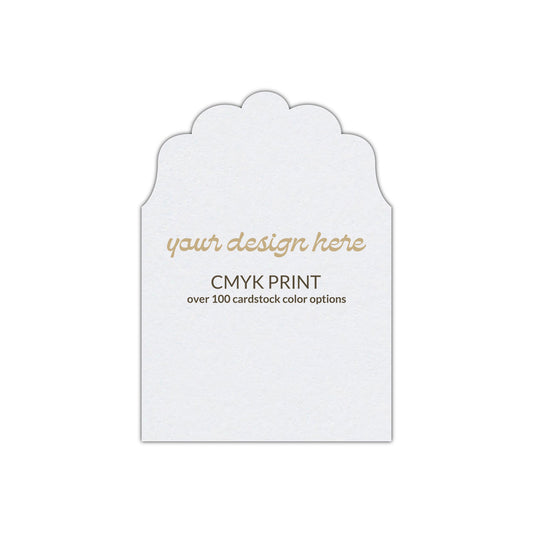 Shape P80 Diecut Card | CMYK Print | 2" x 3.5"