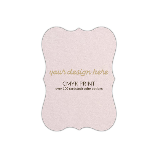 Shape P86 Diecut Card | CMYK Print | 2.5" x 3.5"